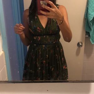 Mini patterned dress